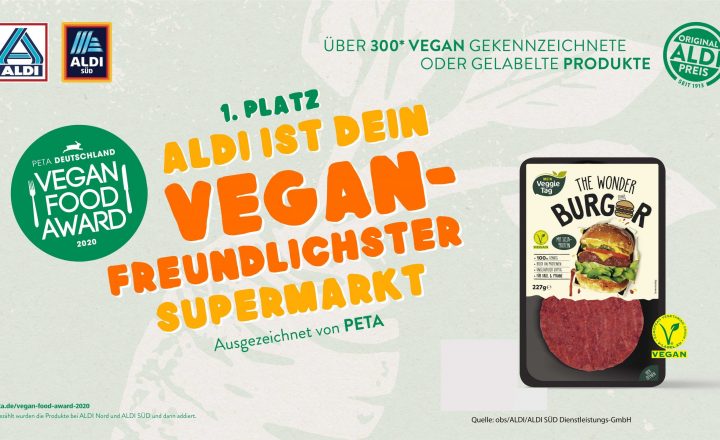 ALDI ist „Vegan freundlichster Supermarkt“
