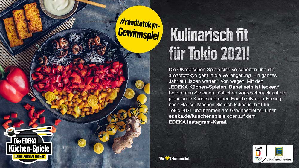 EDEKA Küchen-Spiele zum Tag der Olympia-Eröffnungsfeier