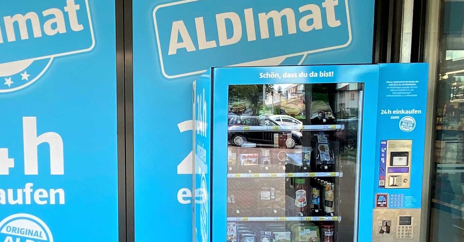 Aldi Süd testet 24-Stunden-Produktautomaten