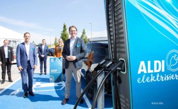 ALDI SÜD baut Ladenetz für Elektroautos aus