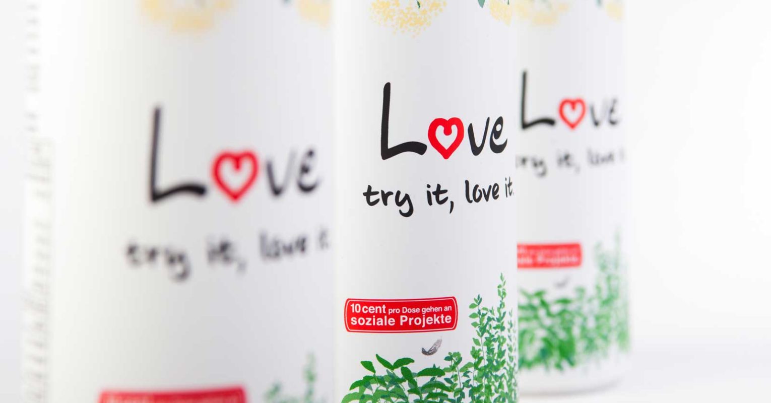 Love-Drink – Wellness-Erfrischung und soziales Projekt