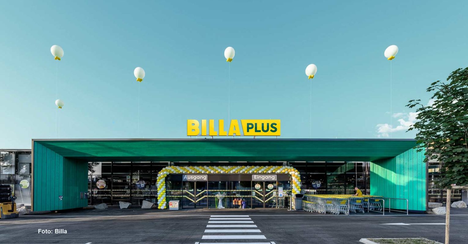 Österreichische Supermarktkette Merkur wird zu Billa Plus