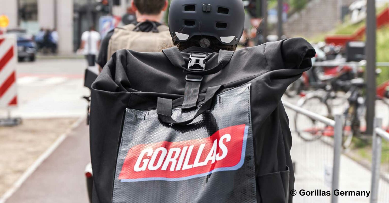 Lieferdienst Gorillas entlässt streikende Mitarbeiter