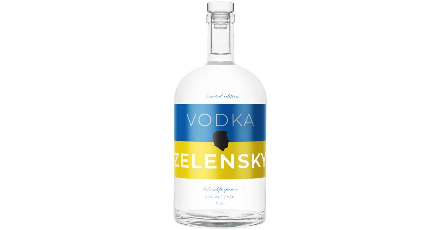 „Vodka Zelensky” – drink responsibly and help