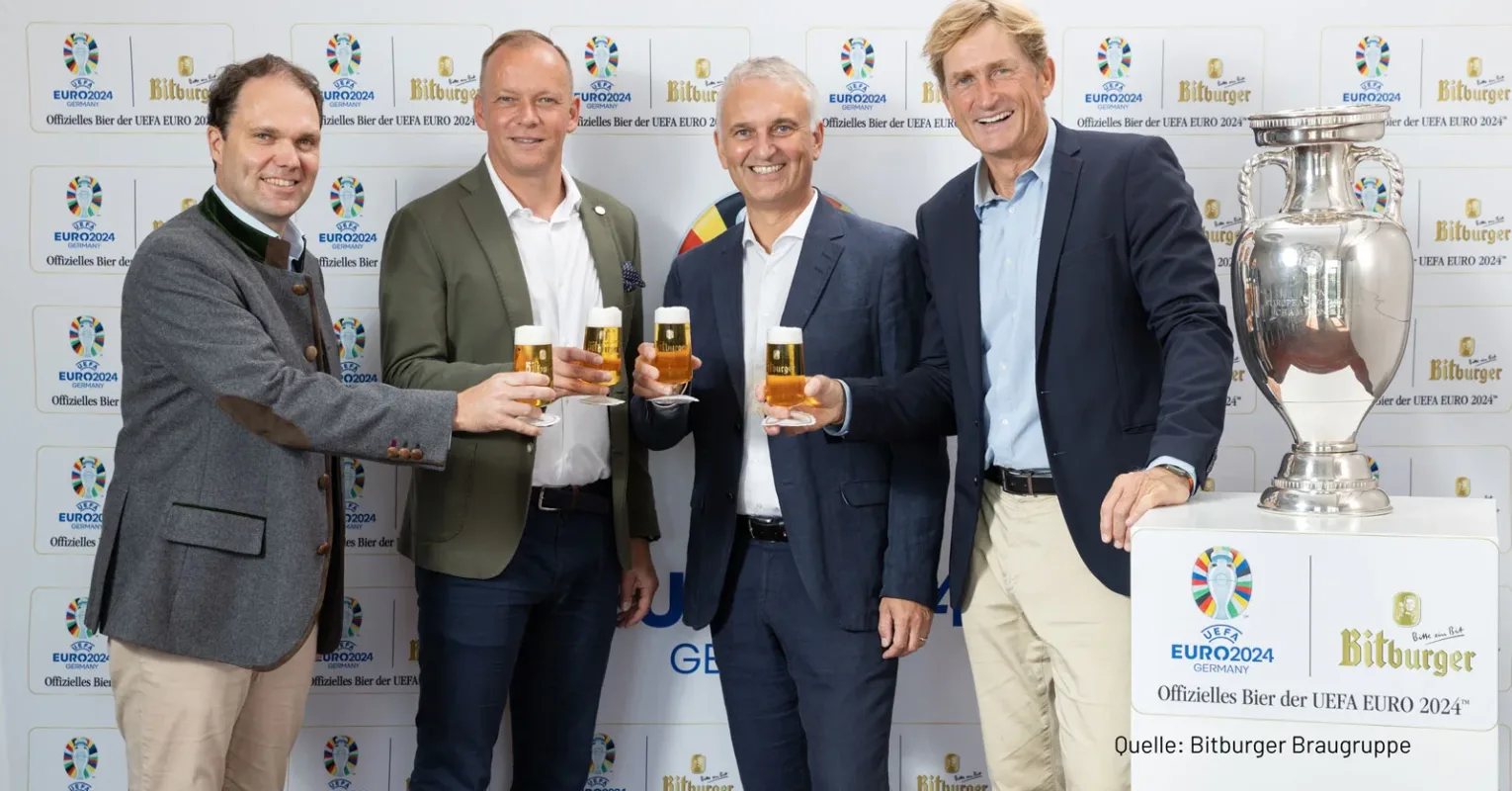 Bitburger ist offizieller UEFA EM-Partner